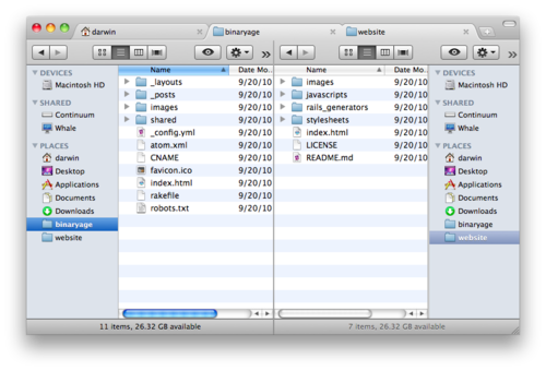 TotalFinder has Chromium tabs!